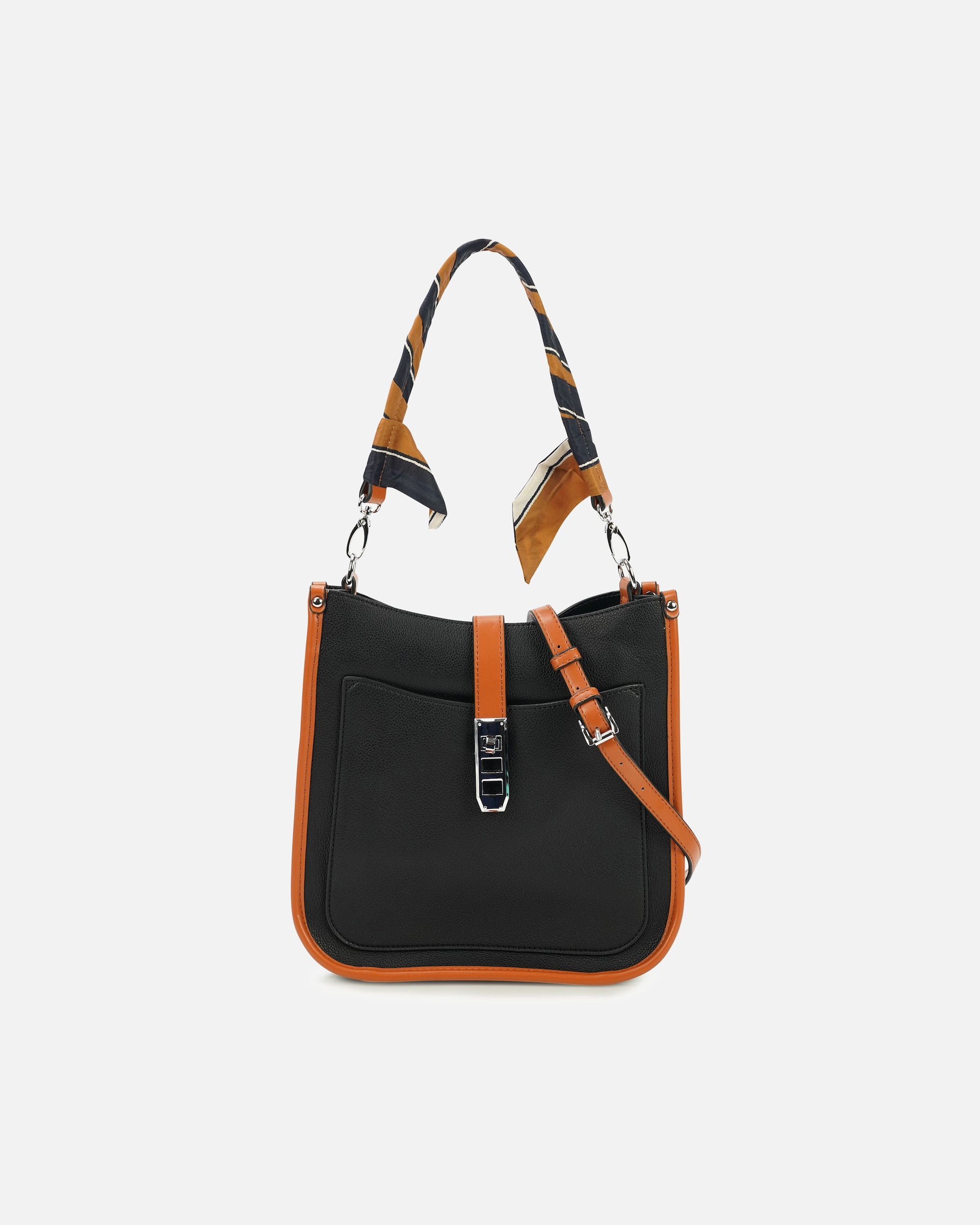 Umhängetasche für Unisex HARPA Schultertasche JAVANA in zeitlosem Design schwarz