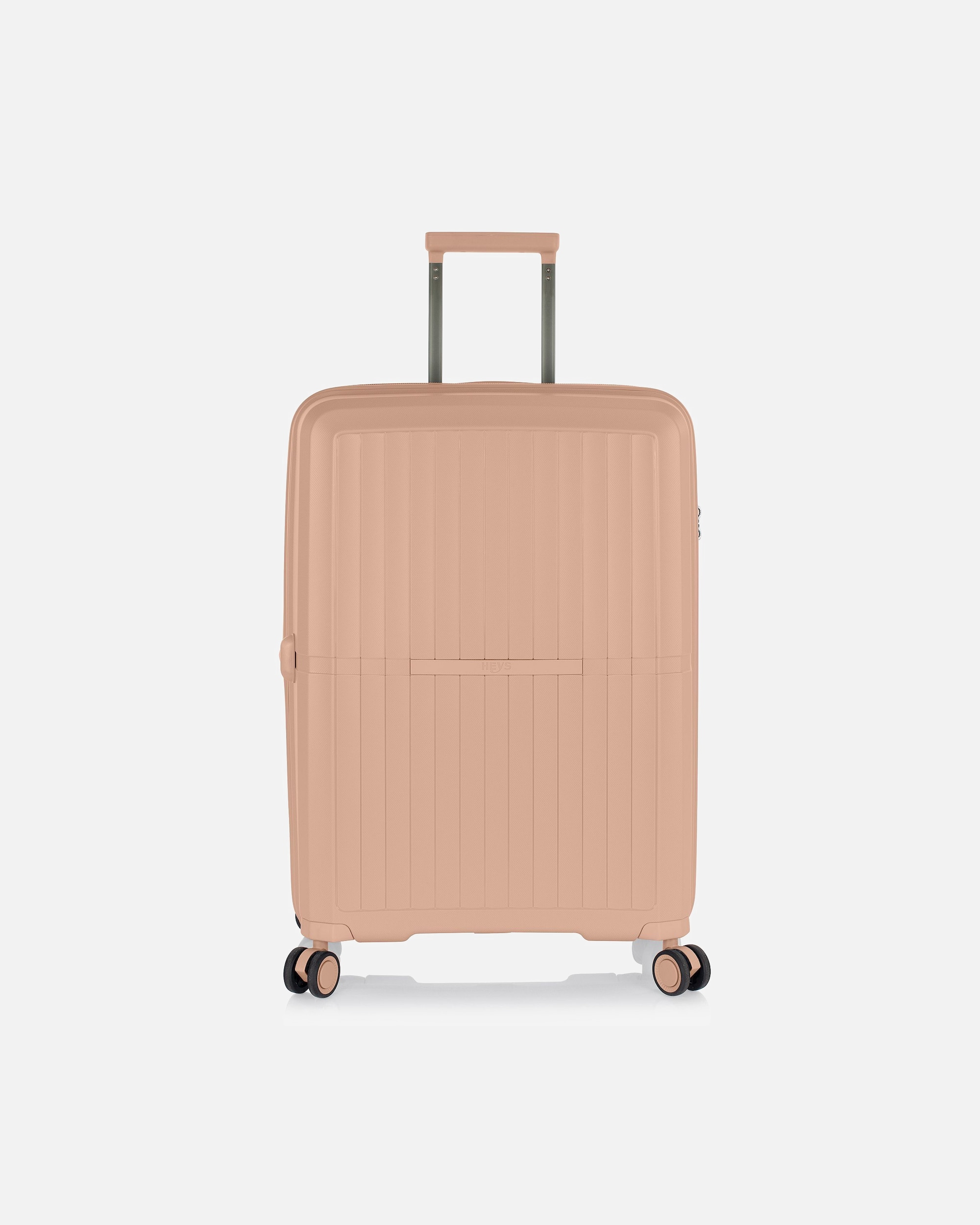 Koffer für Männlich Heys AirLite 4 Rollen Trolley M 66 cm mit Dehnfalte nude