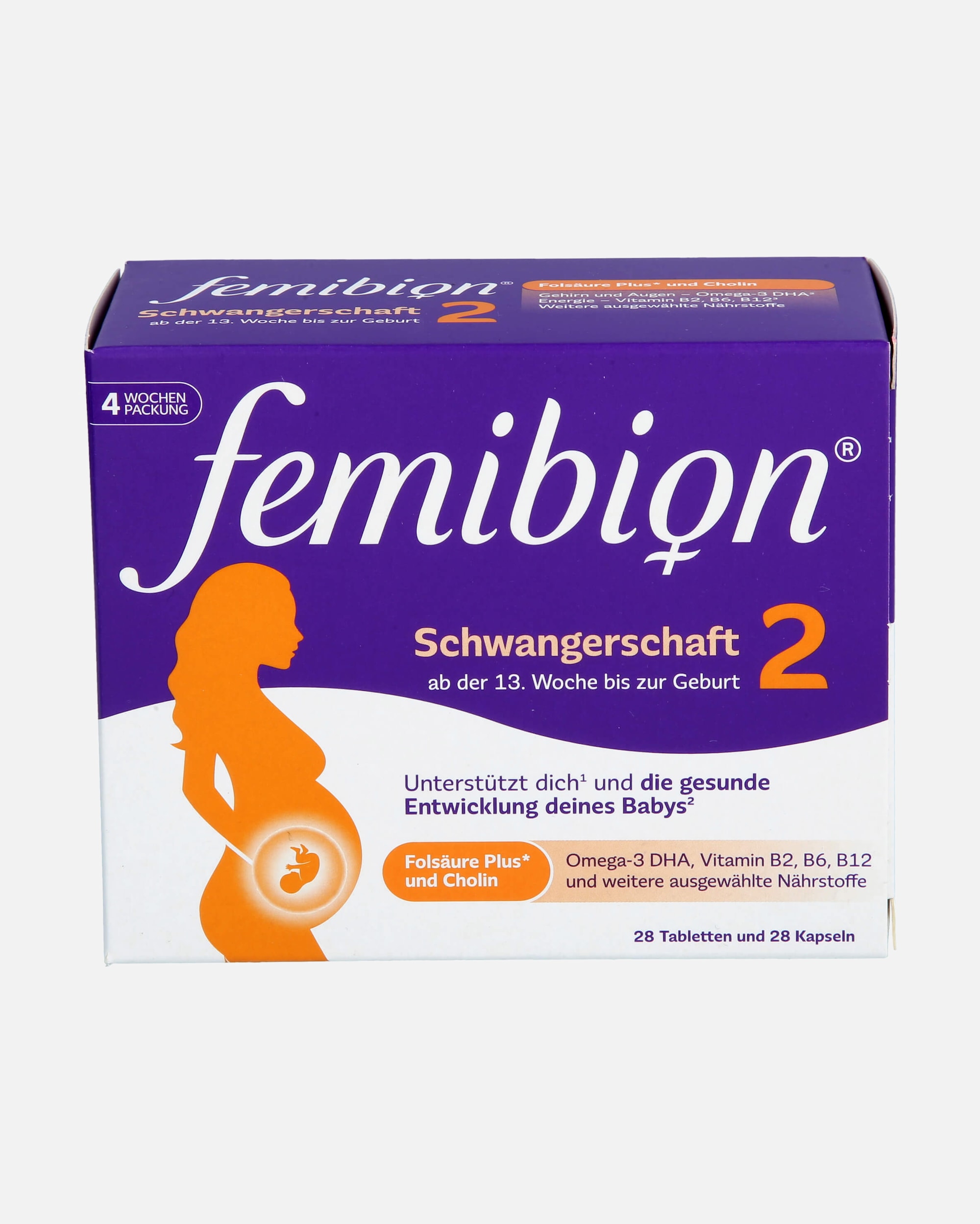 Schwangerschaftsprodukte für Unisex Procter & Gamble FEMIBION 2 Schwangerschaft Nahrungsergänzungsmittel 28 St