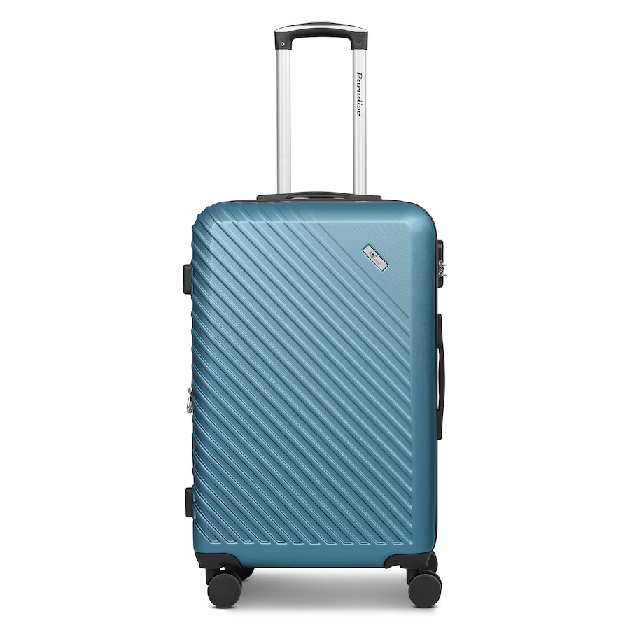 CHECK.IN Paradise 2.0 4 Rollen Trolley M 68 cm mit Dehnfalte glacier blue Petrol Herren