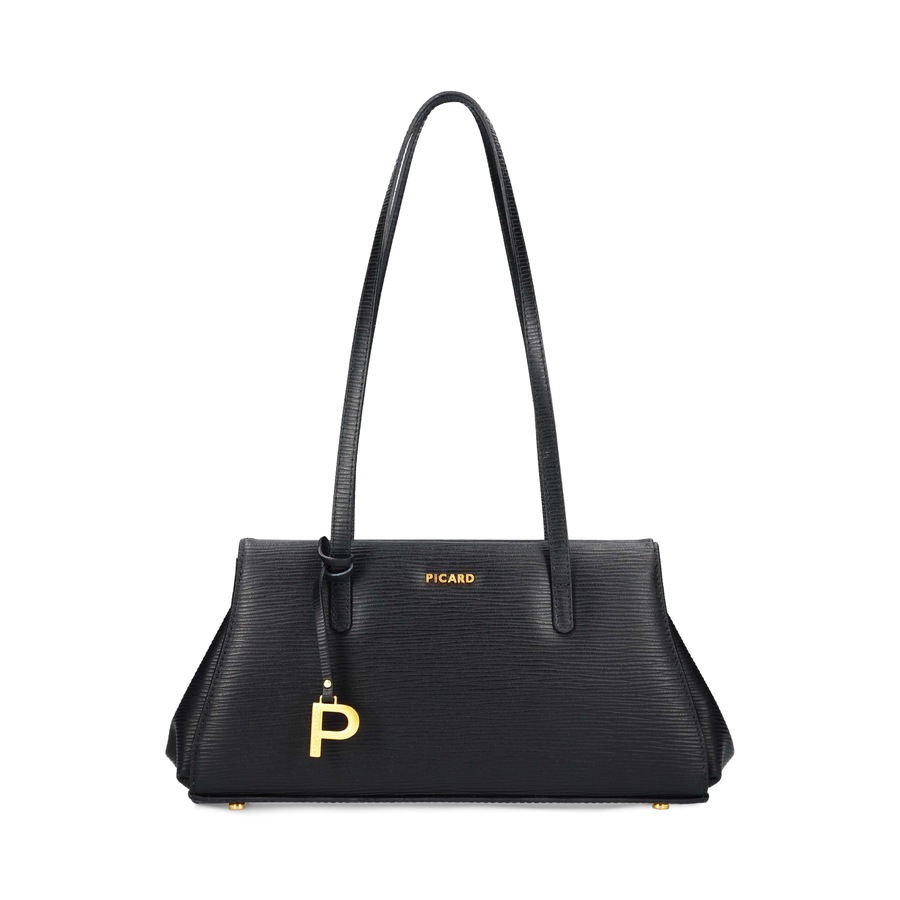 Picard Schultertasche Calais schwarz Schwarz