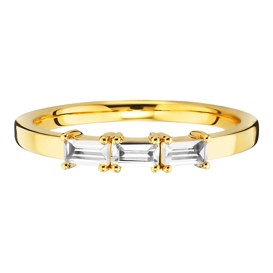 caï Ring 925/- Sterling Silber Weißtopas weiß 0,381ct 054 (17,2) Damen