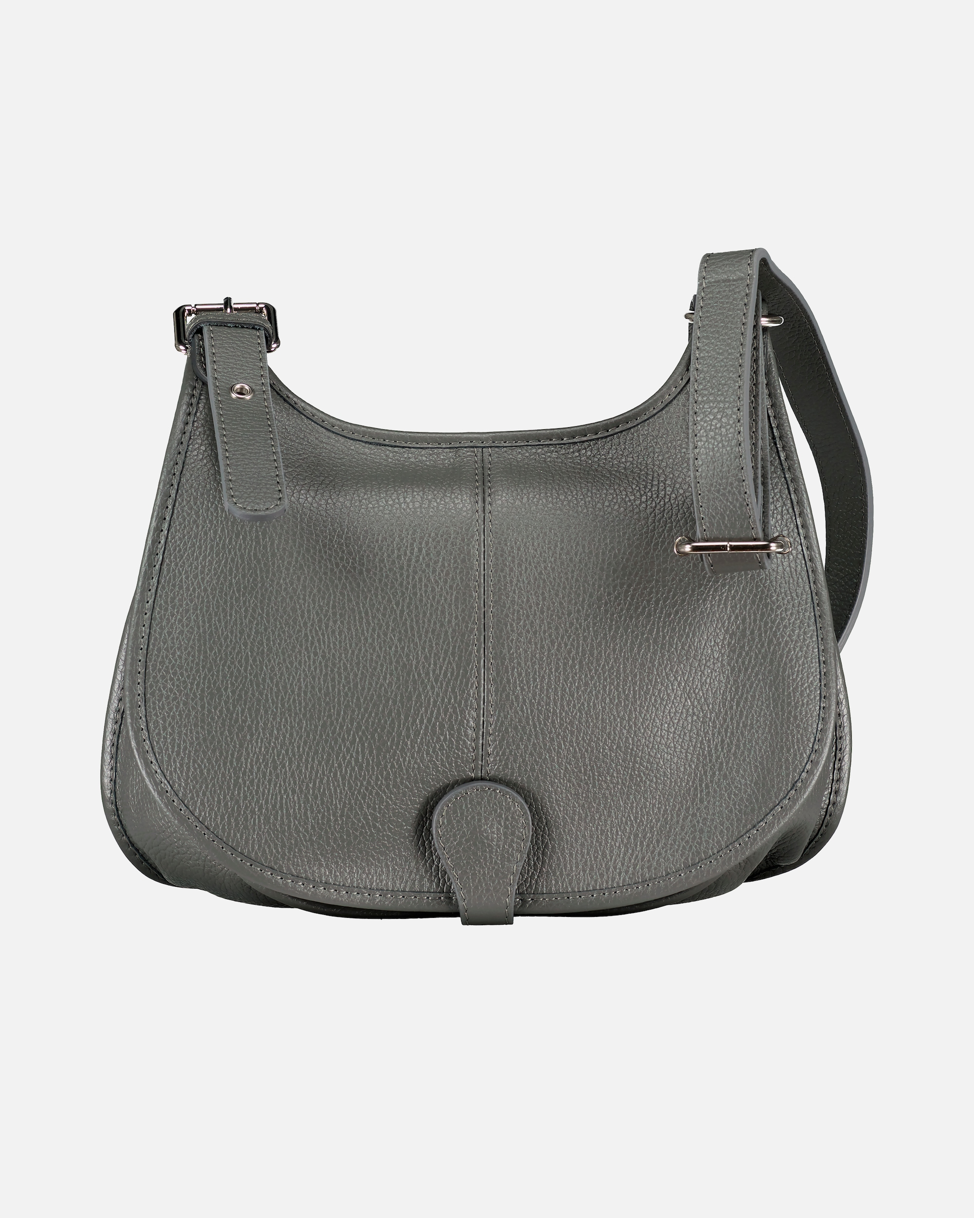 Tasche für Weiblich Hausfelder Manufaktur Satteltasche Dunkelgrau