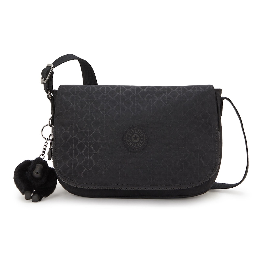 Kipling Basic Plus Umhängetasche signature emb Schwarz Damen