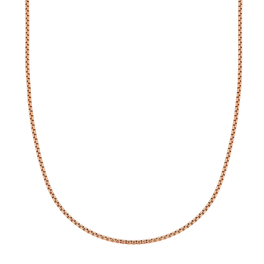 Glanzstücke München Halskette aus Edelstahl in Roségold 40,0 cm Basiskette + 5,0 Verlängerung Damen