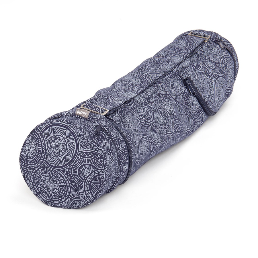 bodhi Maharaja Collection: Gemusterte Asana Bag 60 cm | Mandala, dunkelblau