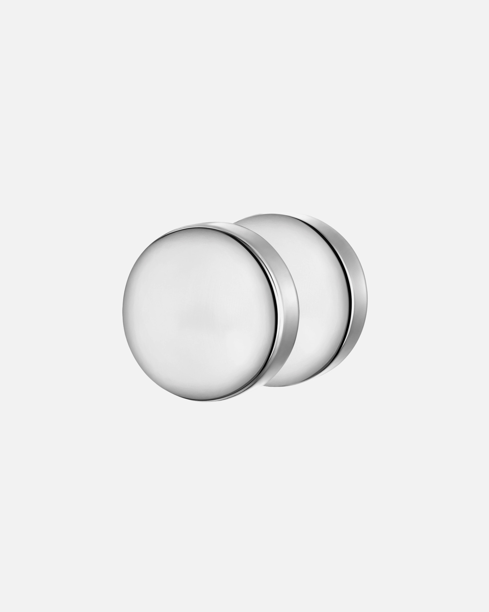 Ohrringe für Männlich True Rebels Ohrstecker aus Edelstahl in Silber 7,9 mm