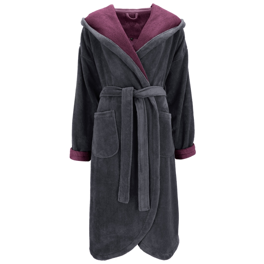 Vossen Bademäntel Damen Kapuze Balance Carmen graphit/elderberry - 0005 M
