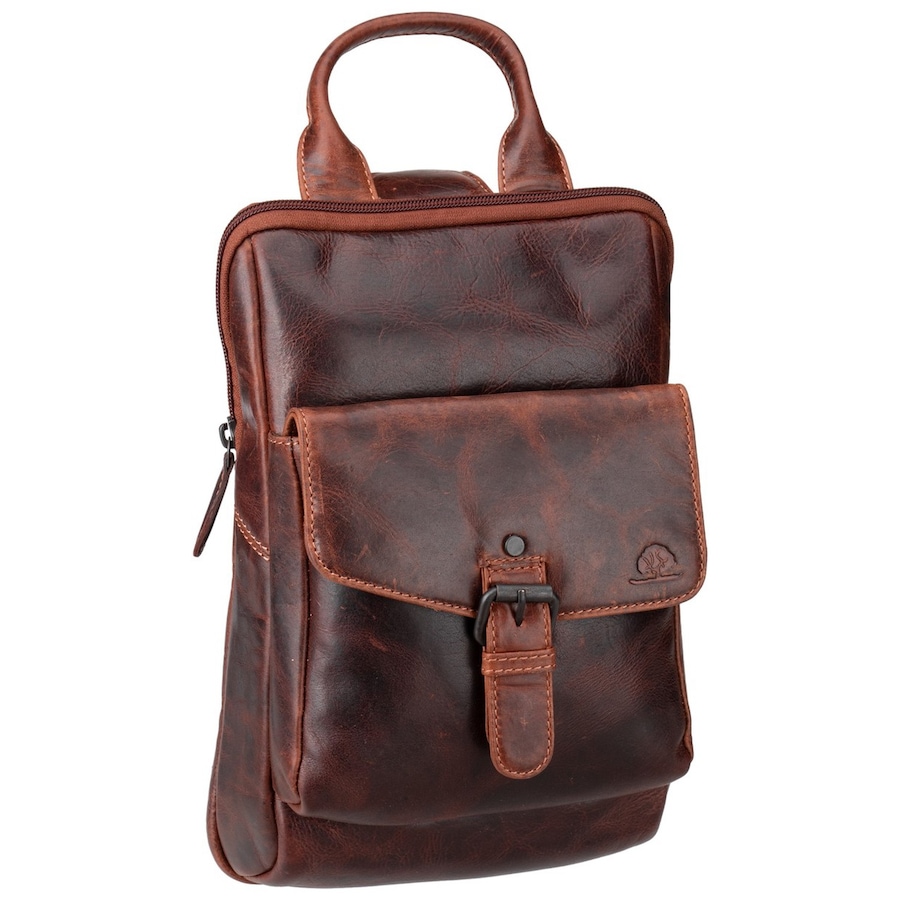 Greenburry Bodybag Rugged Body-Crossover Bag I Teak Brown Braun