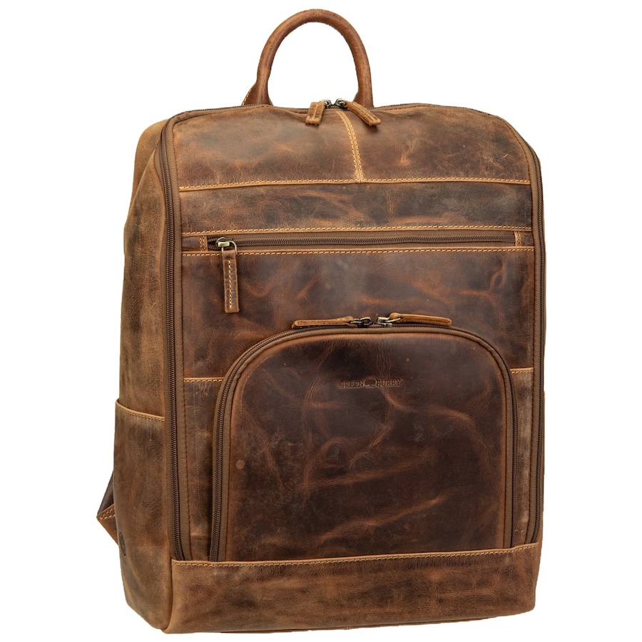 Greenburry Rucksack Vintage Business XL Sattelbraun Braun