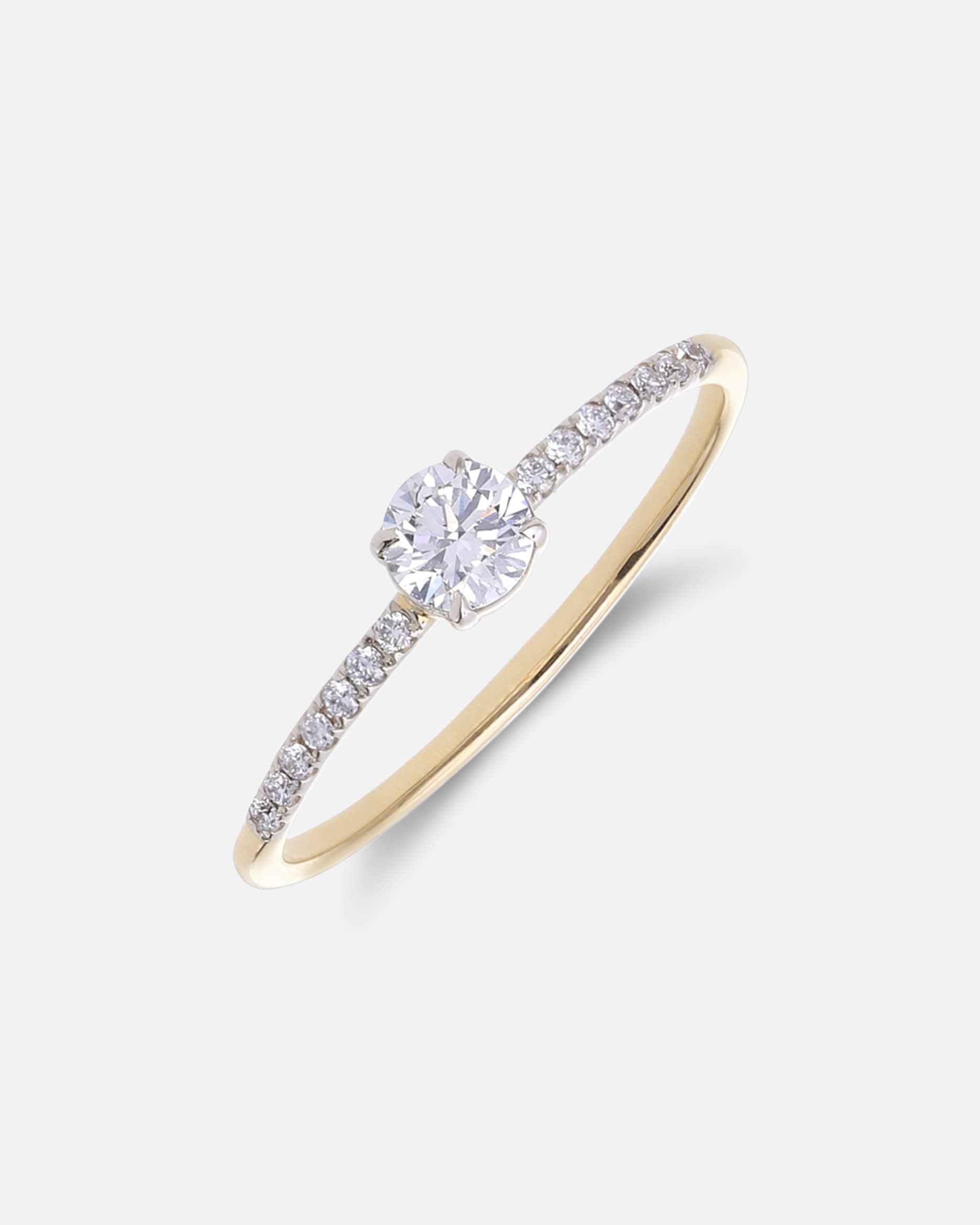 Ring für Weiblich Lucardi Ring 585 Gold 57mm