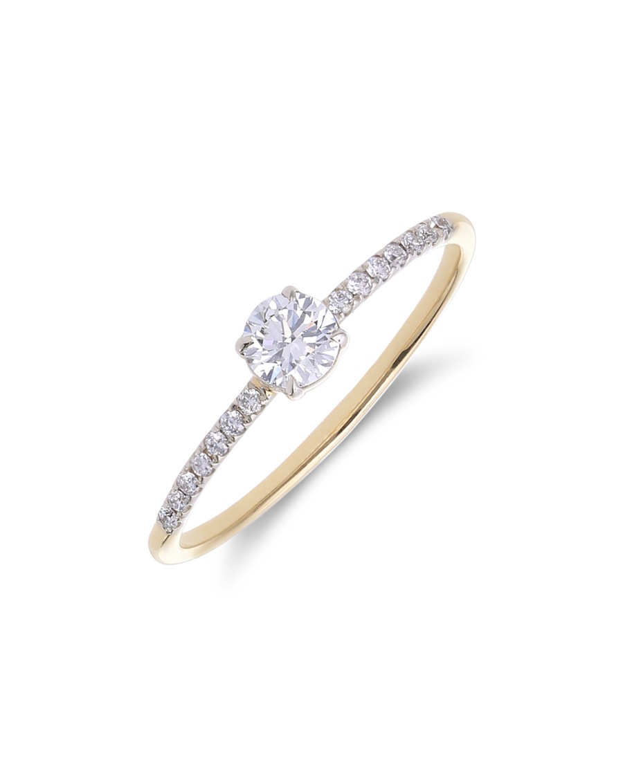 Lucardi Ring 585 Gold 57mm Damen
