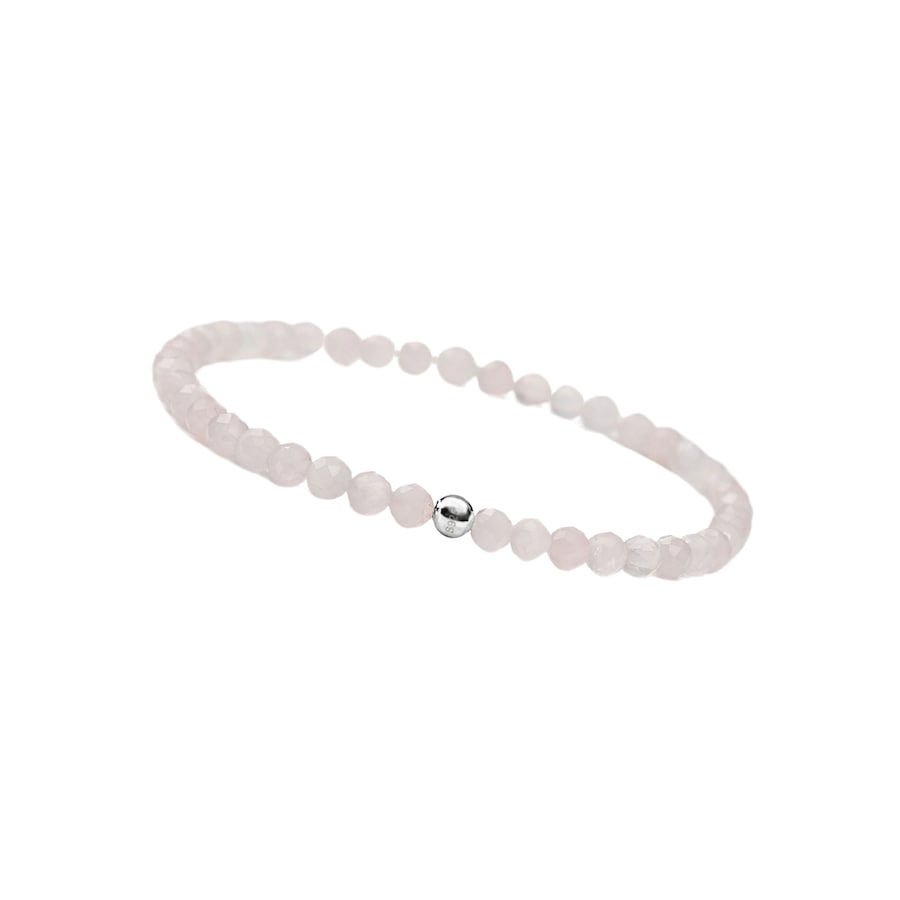 GOOD.designs Perlenarmband aus Naturstein Rosenquarz Damen