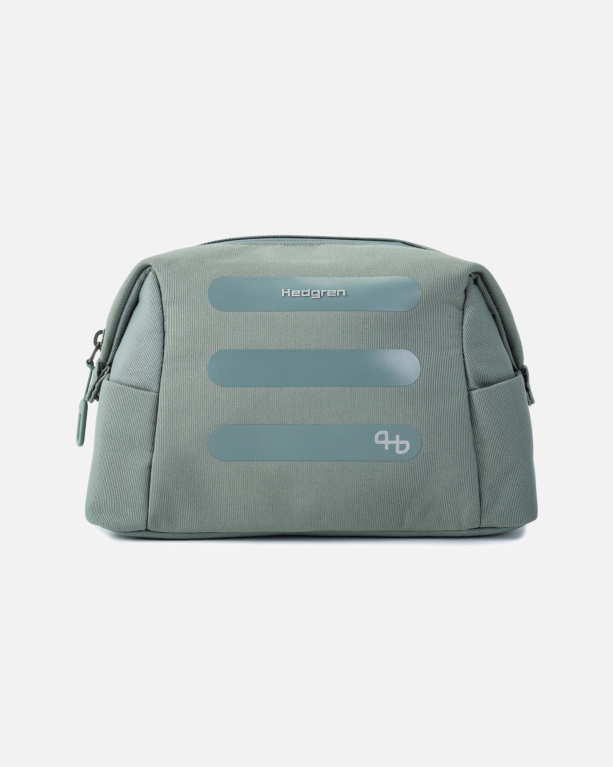 Kulturtasche für Männlich Hedgren Comby Kulturbeutel grey-green