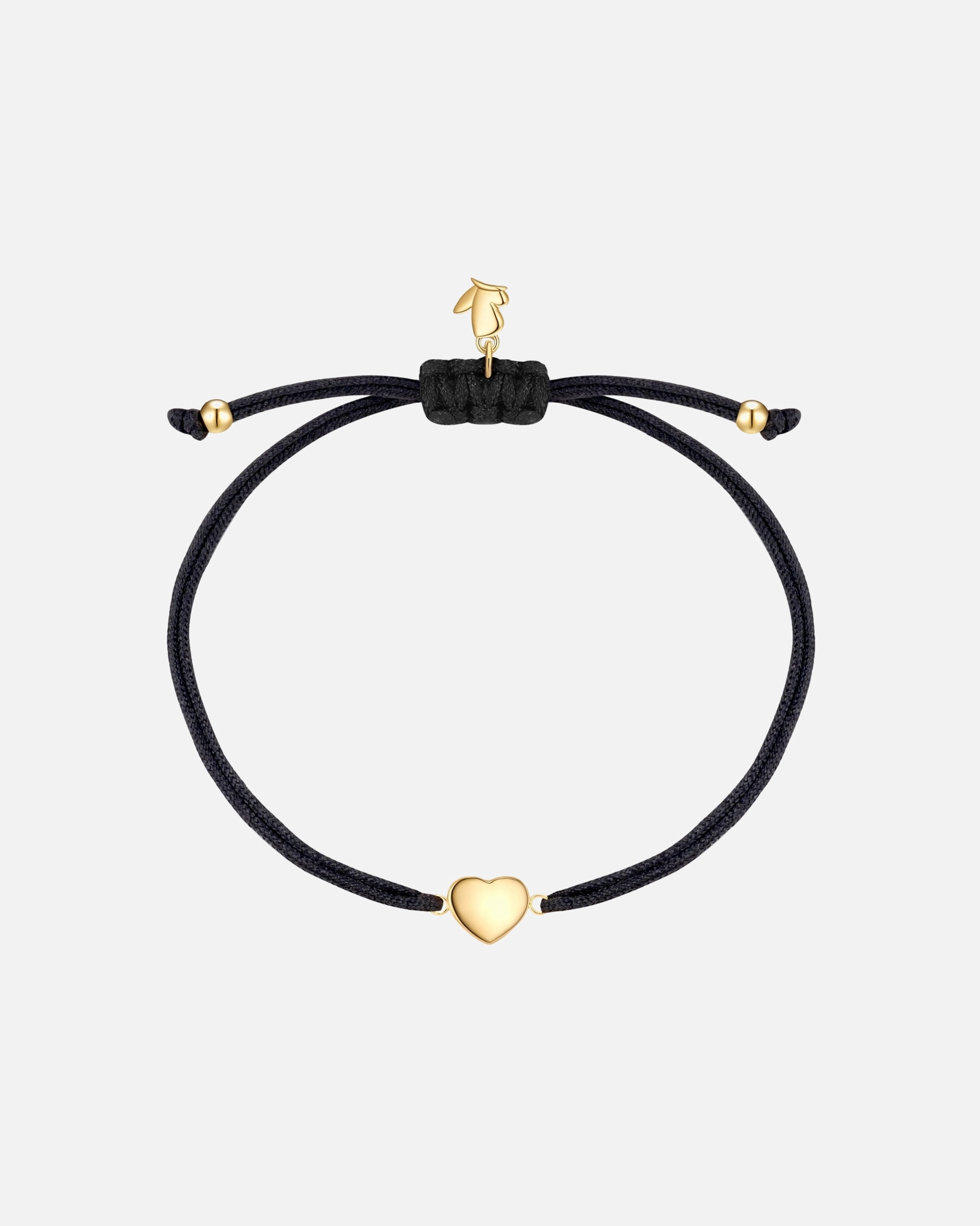 Armband für Weiblich Glanzstücke München Armband Herz aus Edelstahl in Gelbgold 15,0 - 22,0 cm, flexibel einstellbar