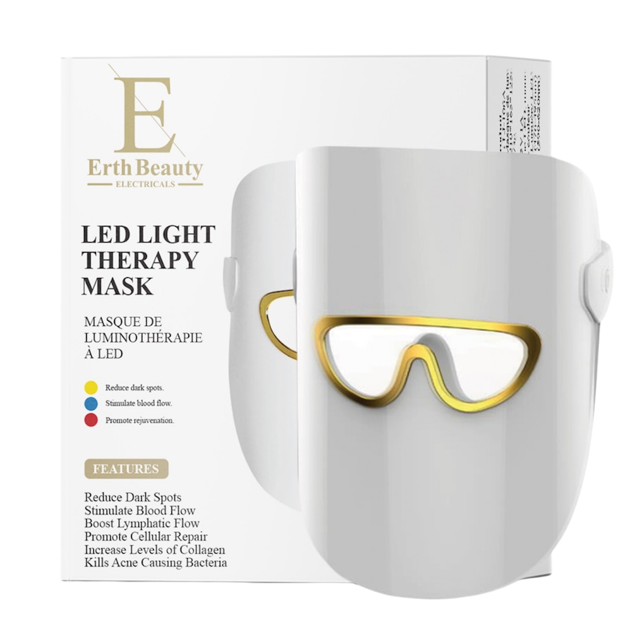 ErthSkin London LED-Lichttherapie-Maske mit 3 Farbmodi – Weiß Each Damen