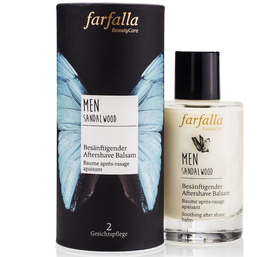 Farfalla Men - Besänftigender Aftershave Balsam Sandalwood 100ml 100 ml Herren