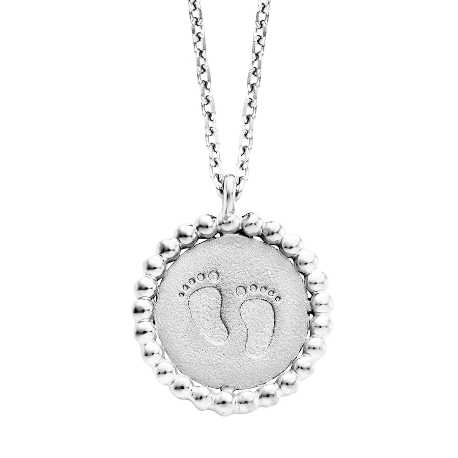 Julie Julsen Anhänger mit Kette 925/- Sterling Silber ohne weiß Weiss Damen