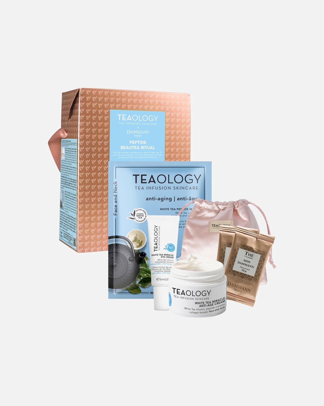Gesichtspflegeset für Weiblich Teaology Peptide Beautea Ritual 1 Stück