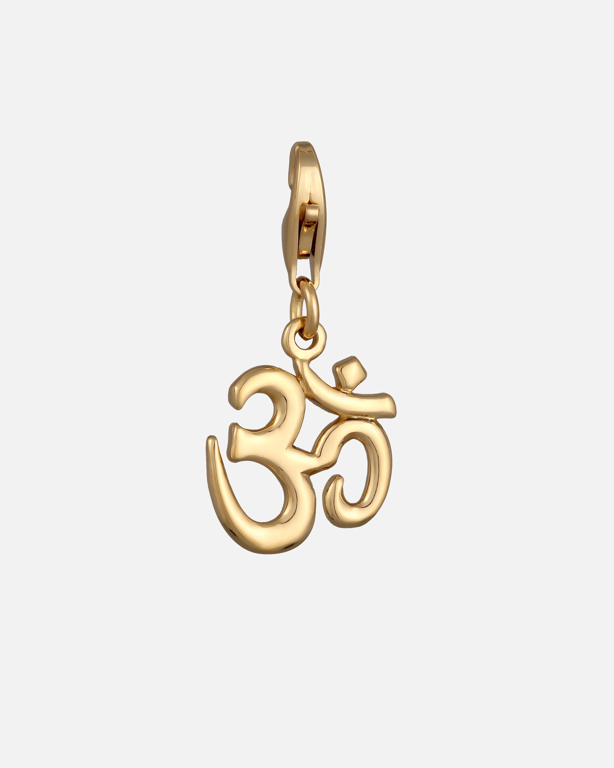 Schmuckanhänger für Weiblich Nenalina Om Symbol Anhänger 925 Silber goldfarben