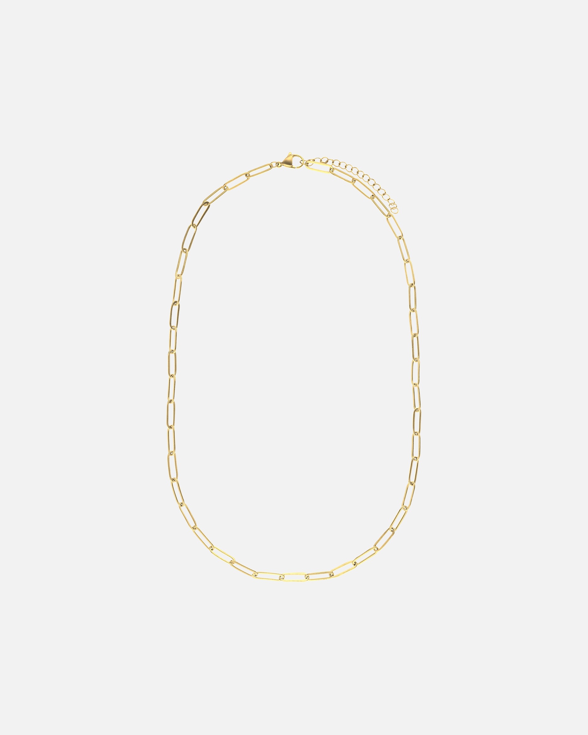Halskette für Unisex Lucardi Halskette Stahl Gold - 60.0