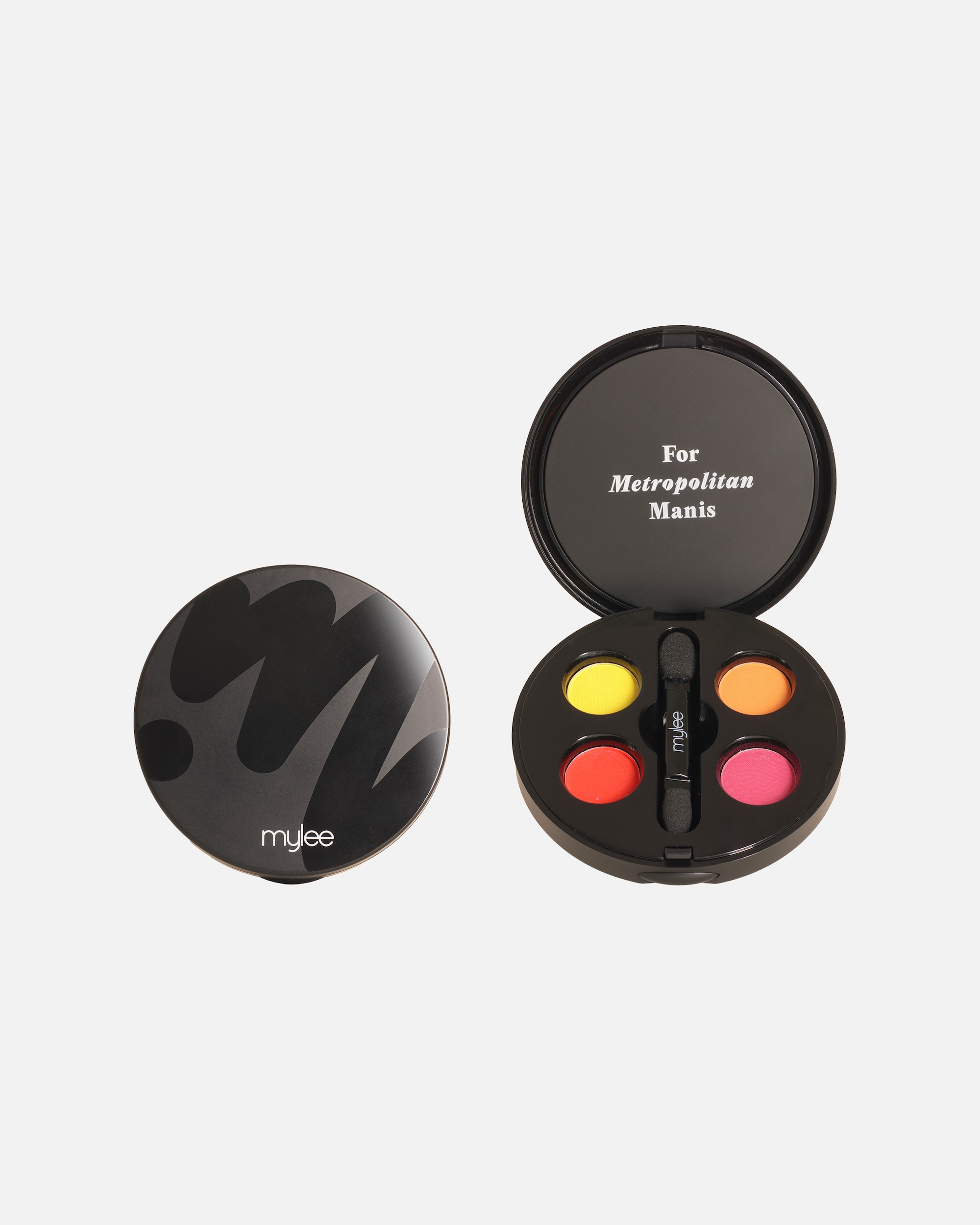 Nageldesign für Unisex Mylee Pigmentpalette für Nägel - 4 matte Pigmente gepresst Soho