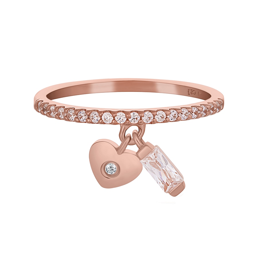 caï Ring 925/- Sterling Silber Zirkonia 048 (15,3) Damen
