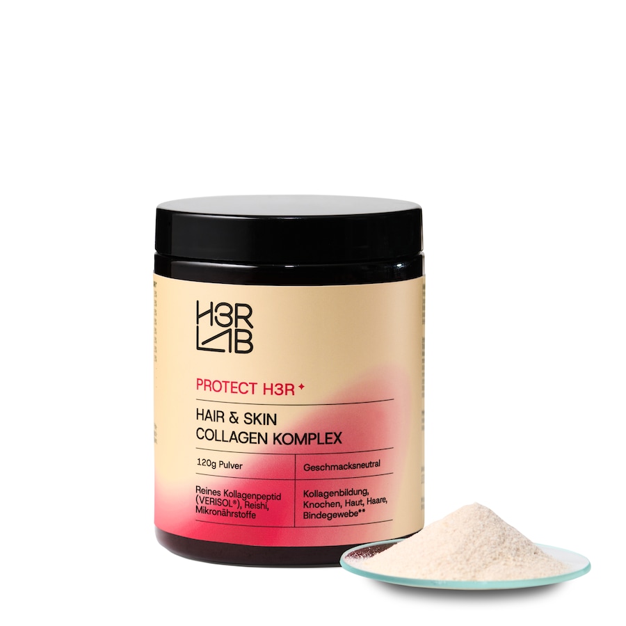 H3R LAB Hair & Skin Kollagen Komplex – Kollagen, Biotin Zink für Haut, Haare Zellschutz 120 g Damen