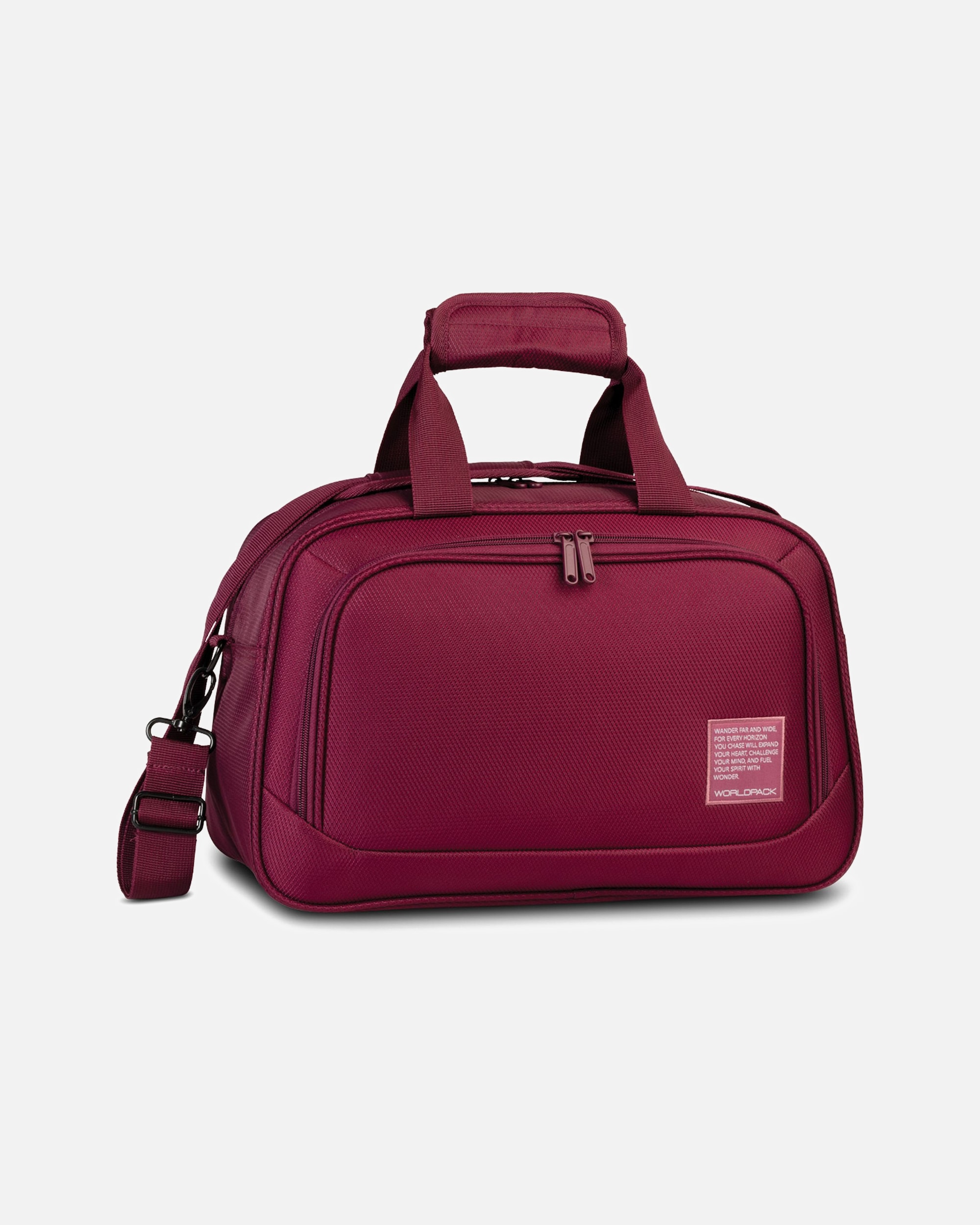Tasche für Männlich Worldpack Basel Flugumhänger 40 cm weinrot