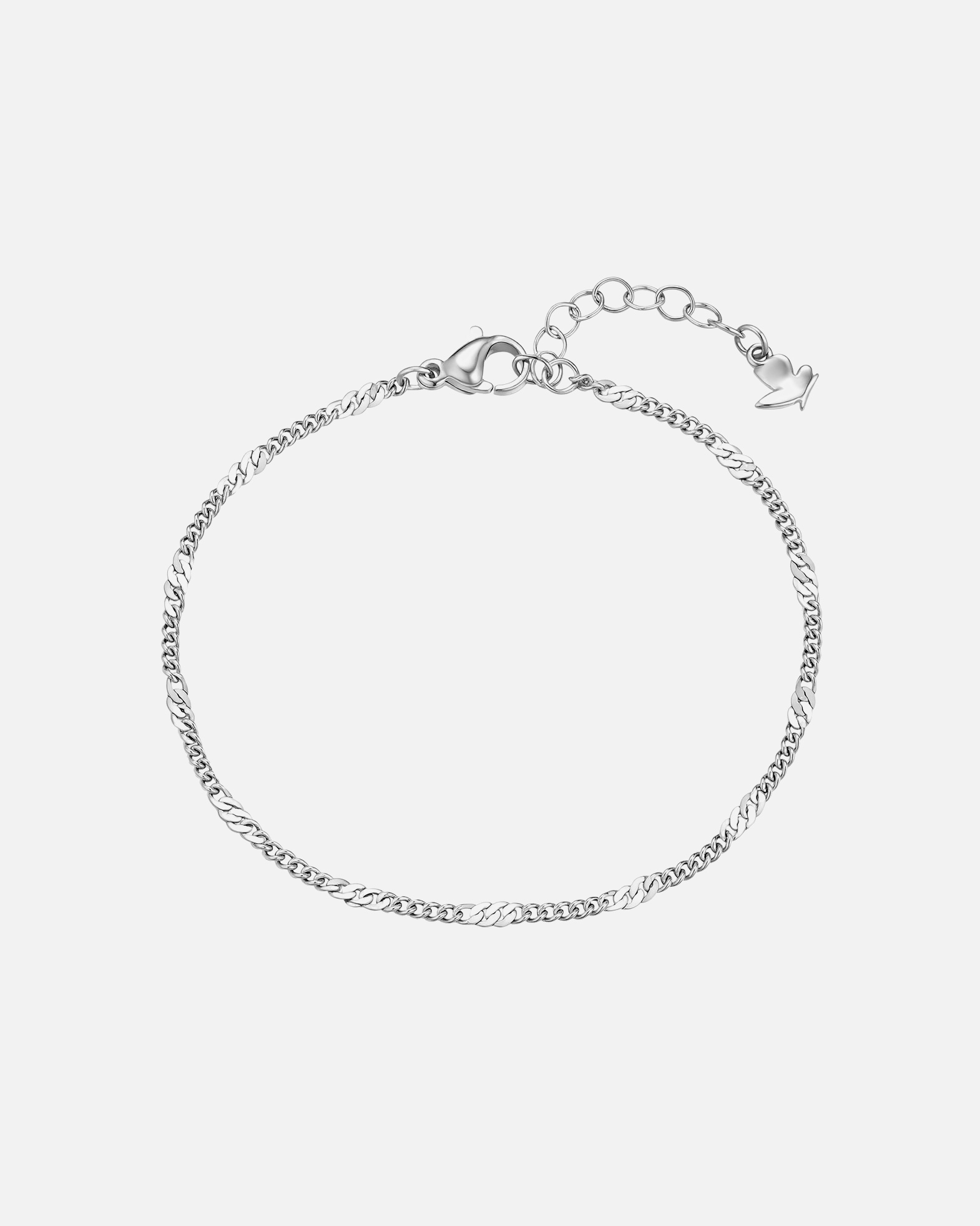 Armband für Weiblich Glanzstücke München Armband aus Edelstahl in Silber 17,0 cm Basislänge + 3,0 cm Verlängerung