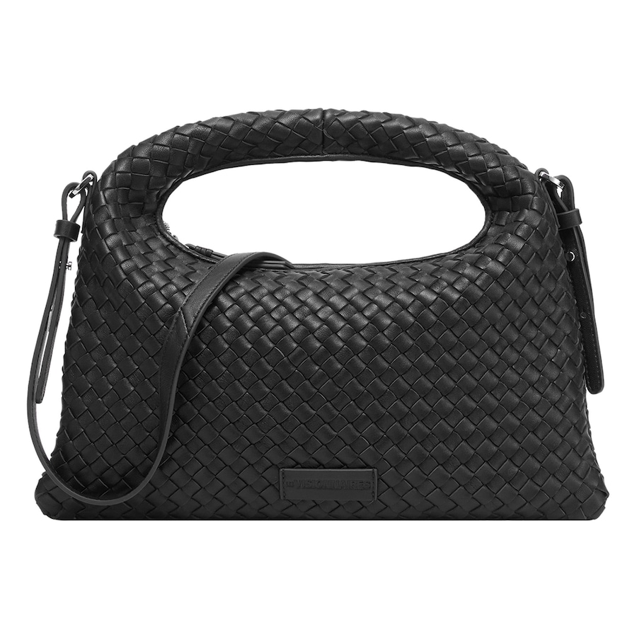 LES VISIONNAIRES Sadie Weave Schultertasche black Schwarz Damen