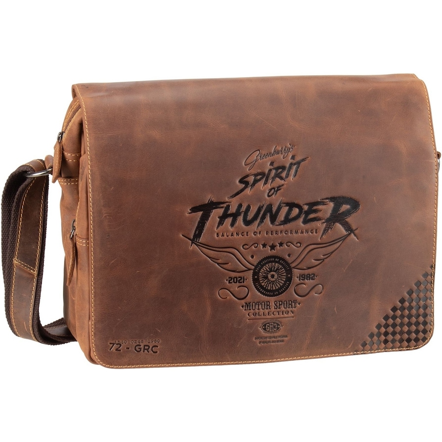 Greenburry Umhängetasche GRC Atlanta Sattelbraun Braun
