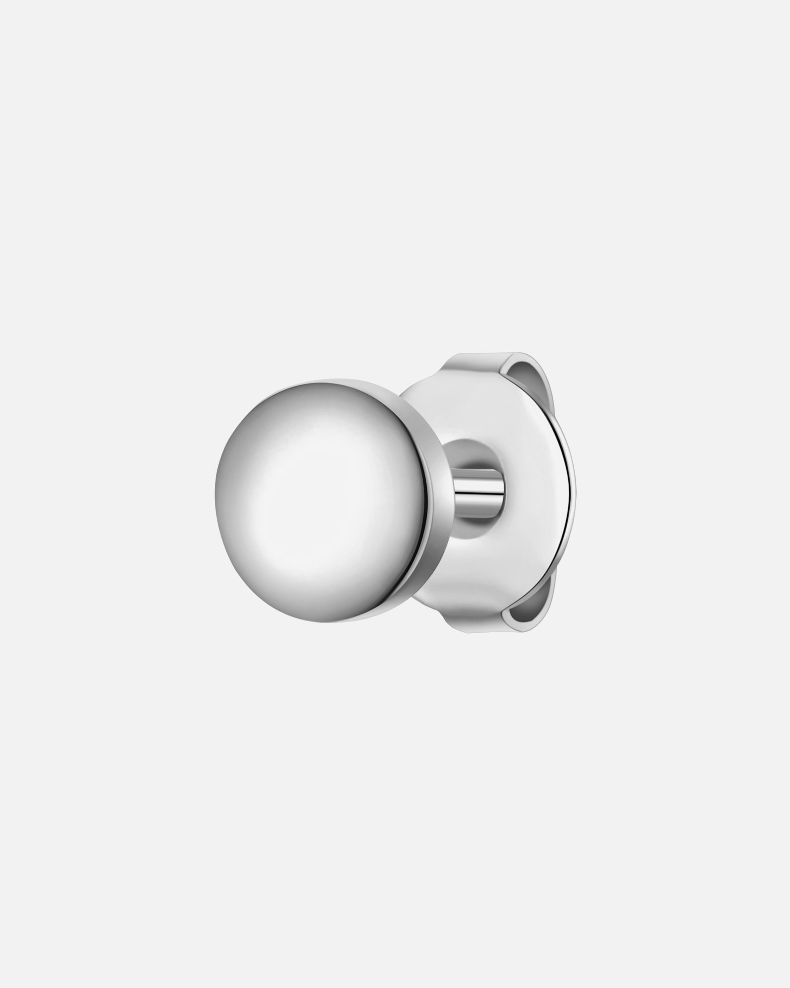 Ohrringe für Männlich True Rebels Ohrstecker aus Edelstahl in Silber 5,9 mm
