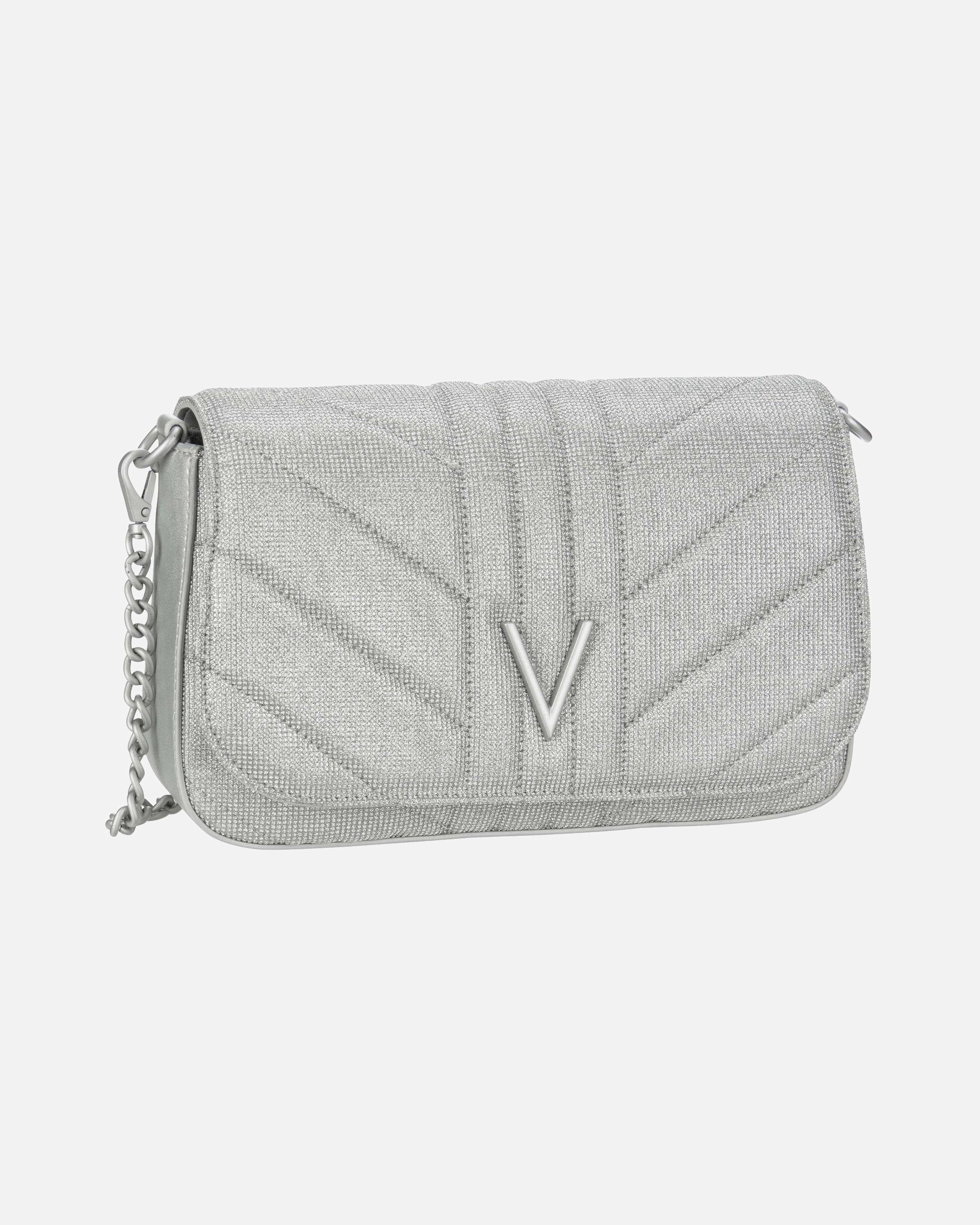 Handtasche für Weiblich Valentino Bags Handtasche Portobello 001 Argento