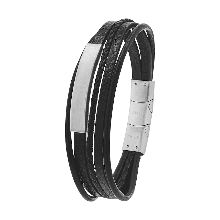 Tom Tailor Identarmband schwarz Herren