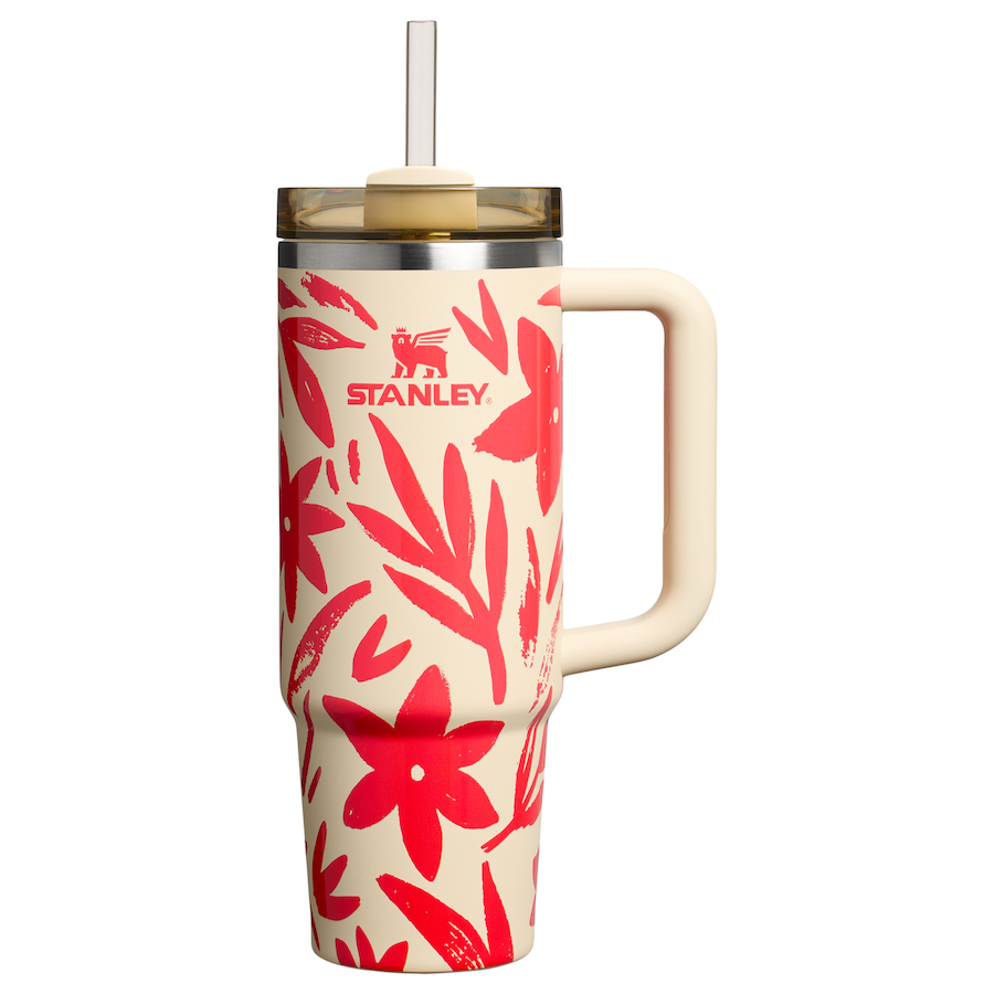 Stanley 1913 Thermobecher - 0,89L THE QUENCHER H2.0 FLOWSTATE TUMBLER Resort Floral Nude