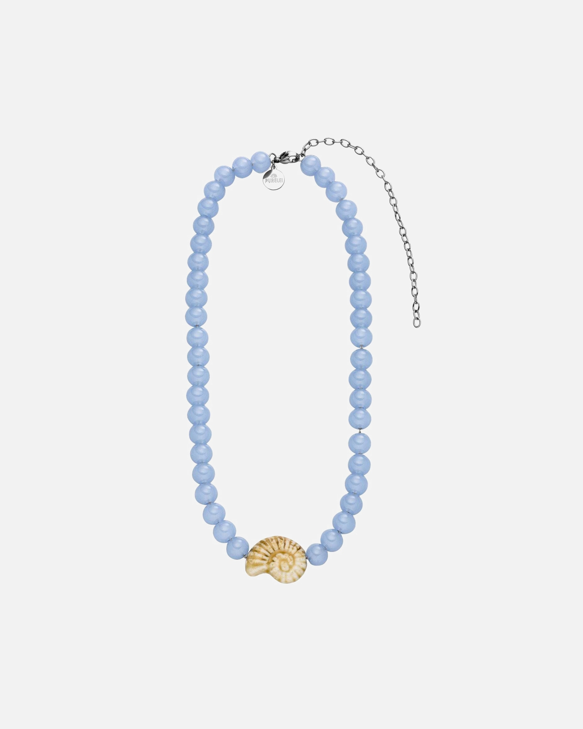 Halskette für Unisex Purelei Blue Lagoon Kette 100% Edelstahl Silber
