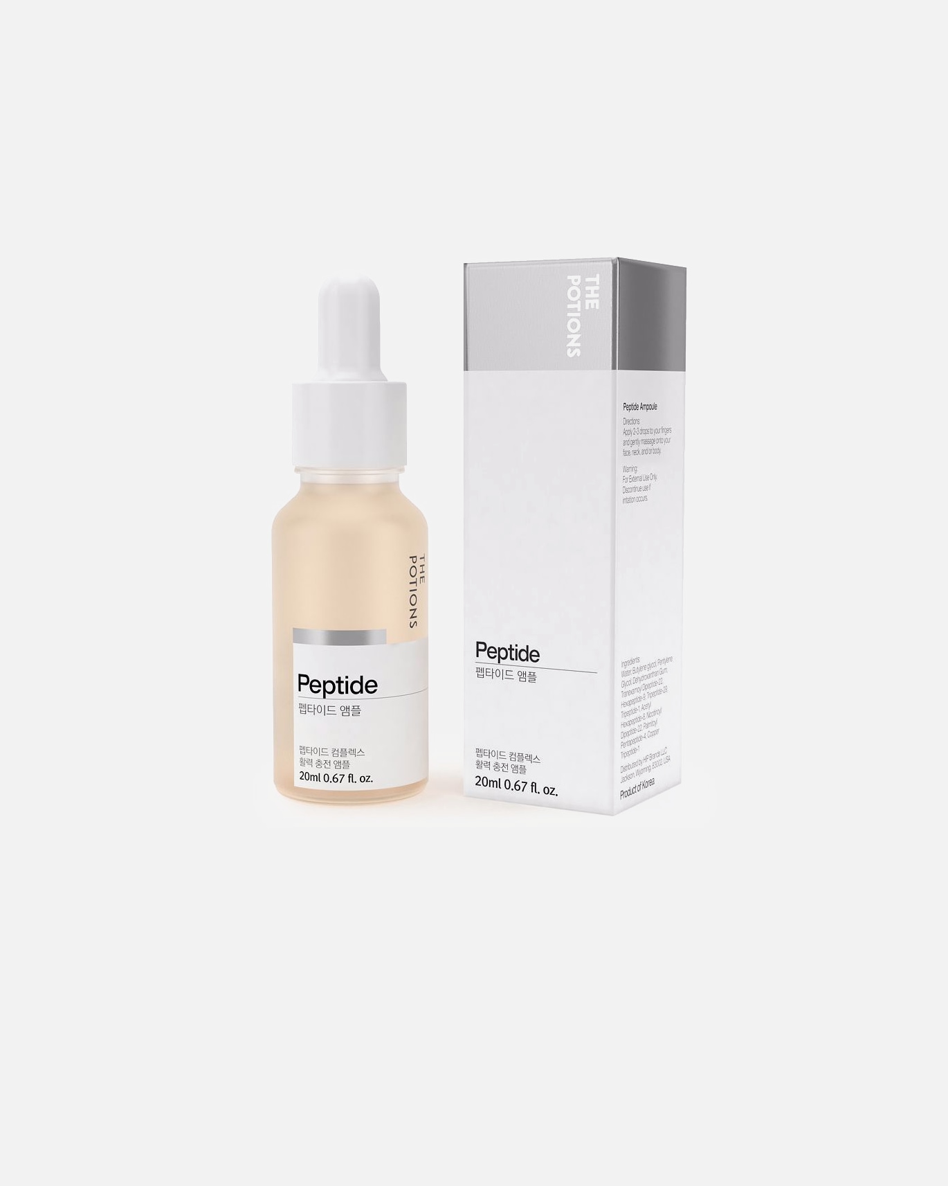Feuchtigkeitsserum für Weiblich The Potions PEPTID-Ampulle 20 ml