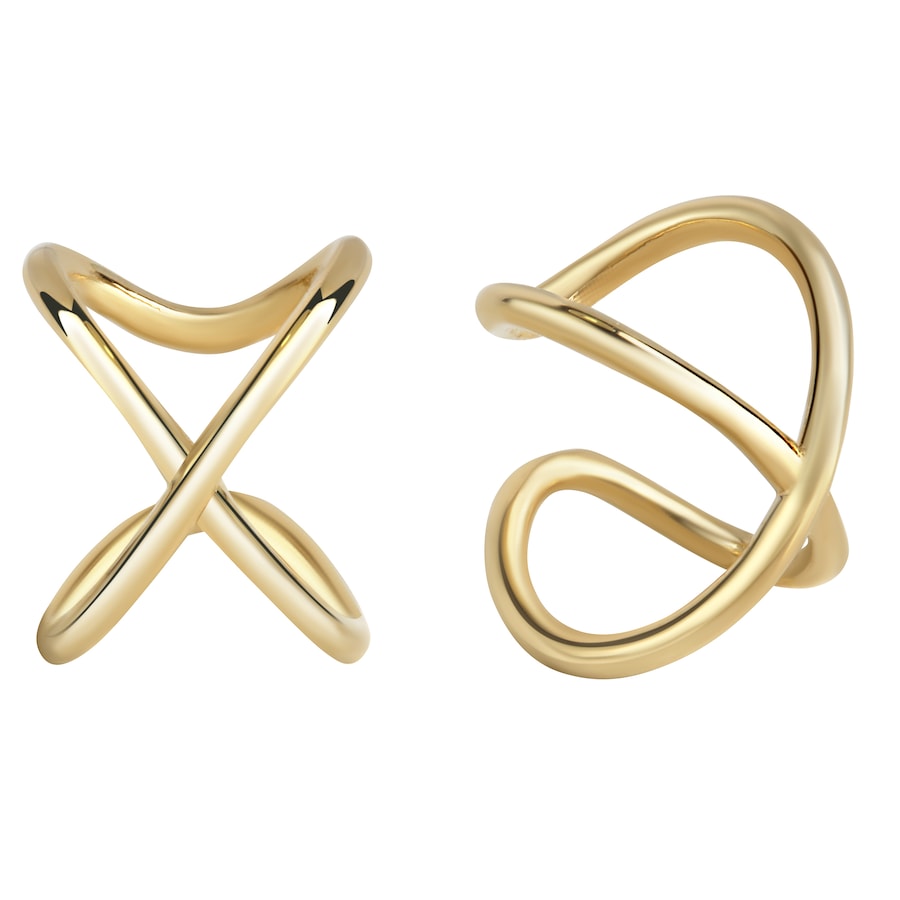 Fascination by Ellen K. Ohrklemme 375/- Gold ohne gelb vergoldet Damen