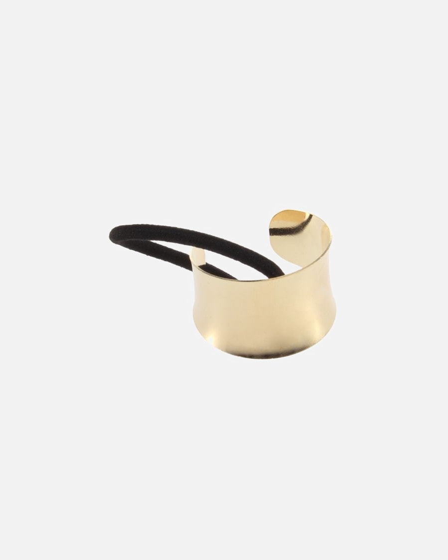 Haargummi für Weiblich SOHO Pferdeschwanz Halter Manschette Gold