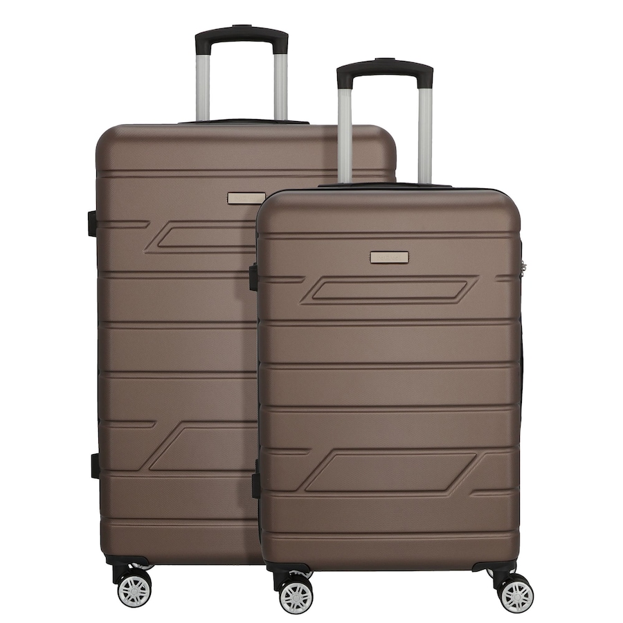NOWI Bergamo 4 Rollen Kofferset 2-teilig bronze Braun Herren