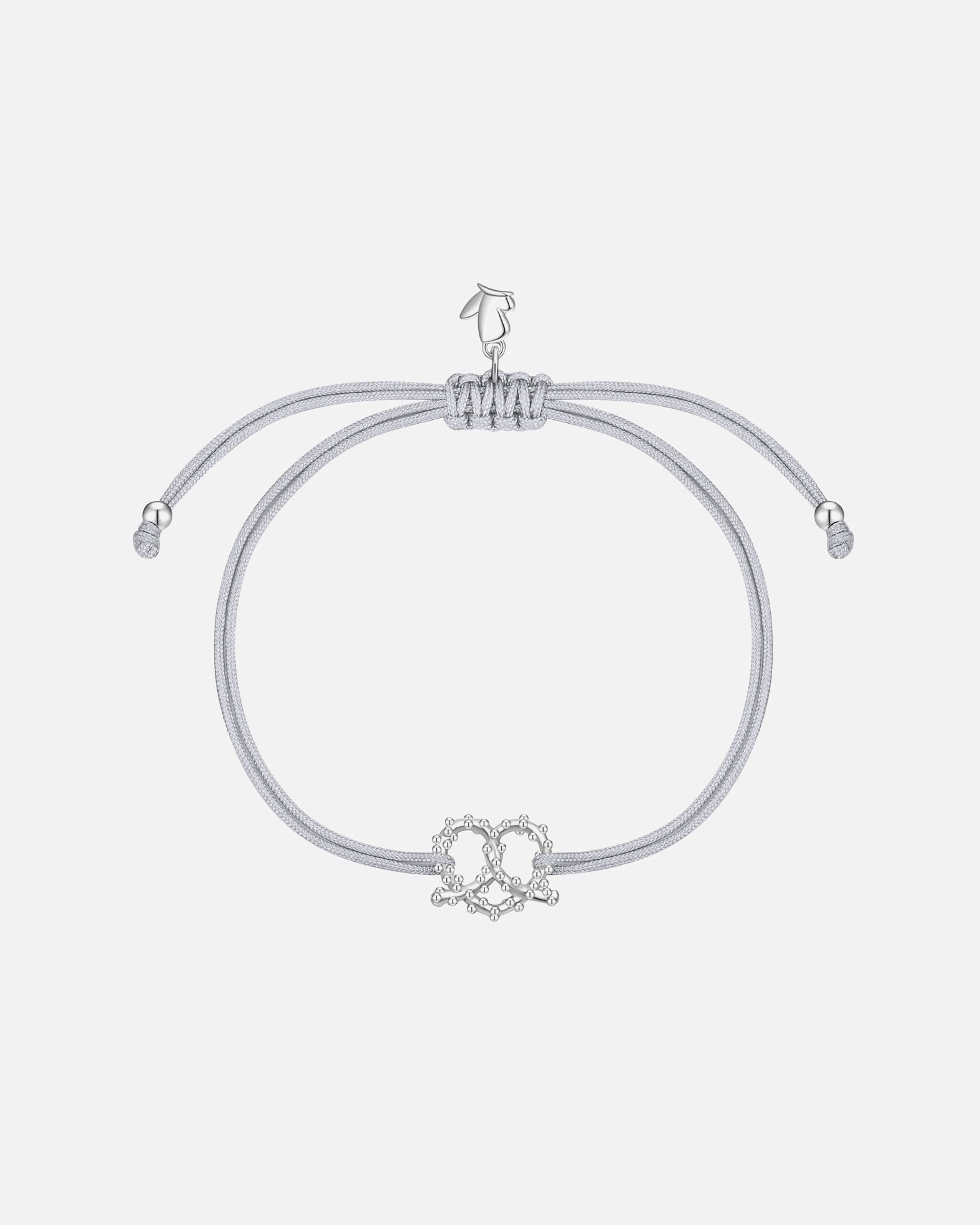 Armband für Weiblich Glanzstücke München Oktoberfest Armband Herz-Breze aus Edelstahl in Silber 15,0 - 22,0 cm, flexibel einstellbar