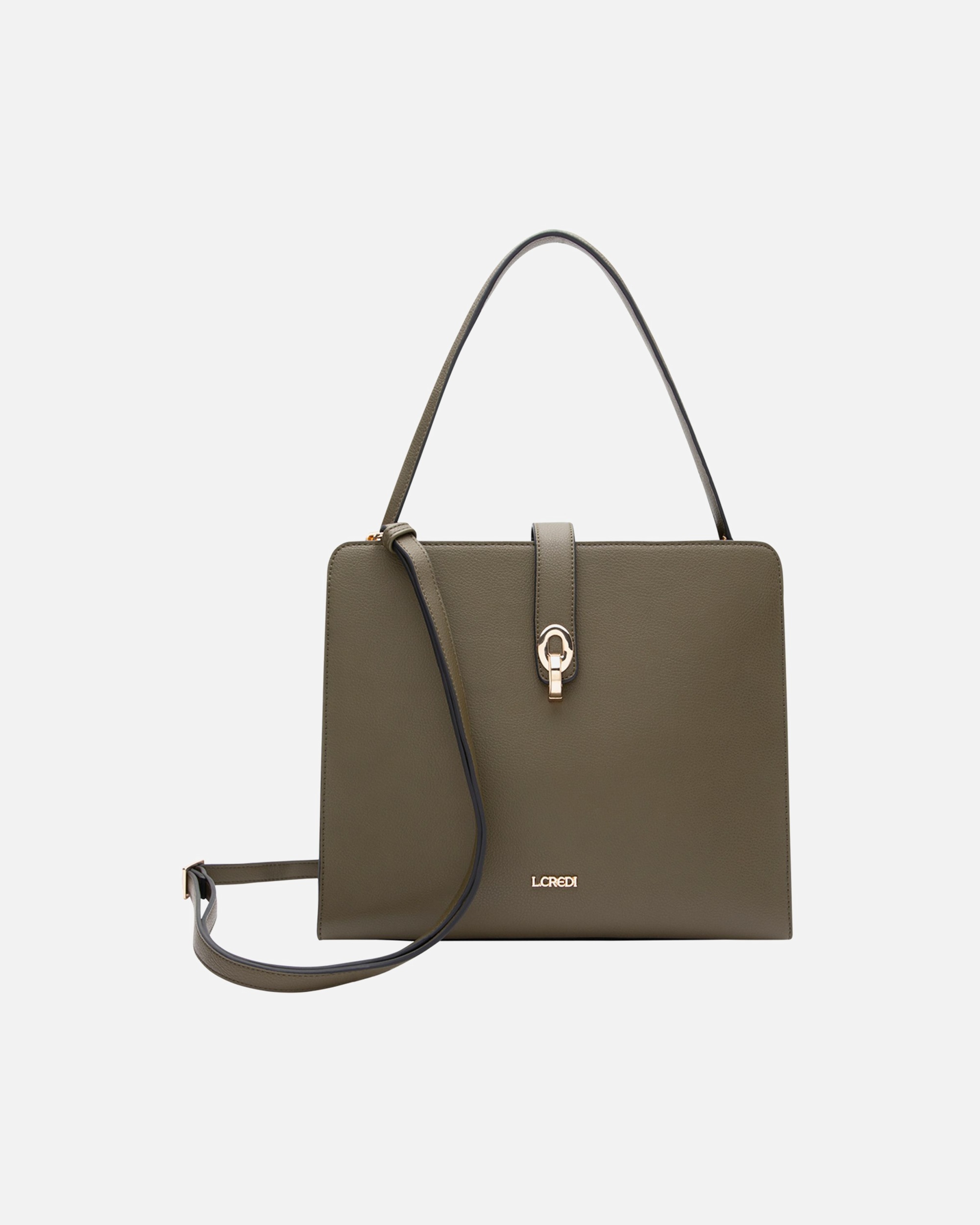 Clutch für Weiblich L.CREDI Petronella Schultertasche forest