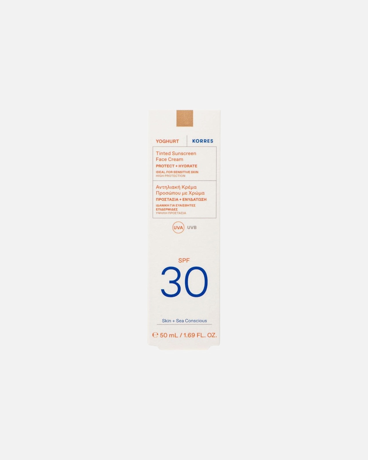 Sonnencreme für Weiblich KORRES Yoghurt Getönte Sonnencreme für das Gesicht SPF30 50 ml