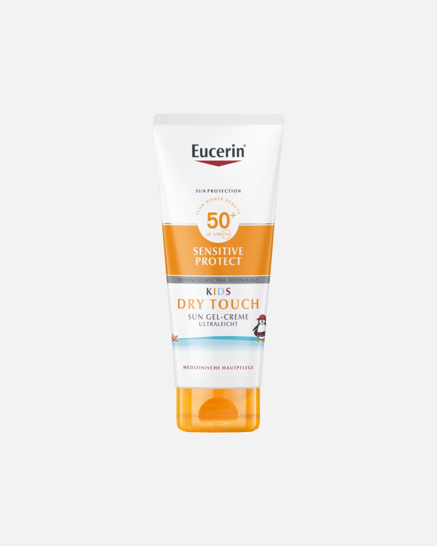 Kindersonnenschutz für Unisex Eucerin Sun Sensitive Protect Kids Gel-Creme LSF 50+ 200 ml