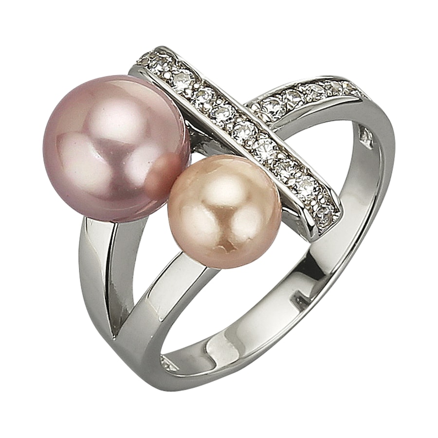 Zeeme Ring 925/- Sterling Silber Zirkonia weiß 066 (21,0) Damen