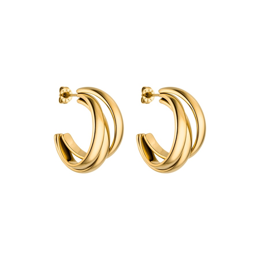 Purelei Cascade Ohrringe 100% Edelstahl Gold Damen