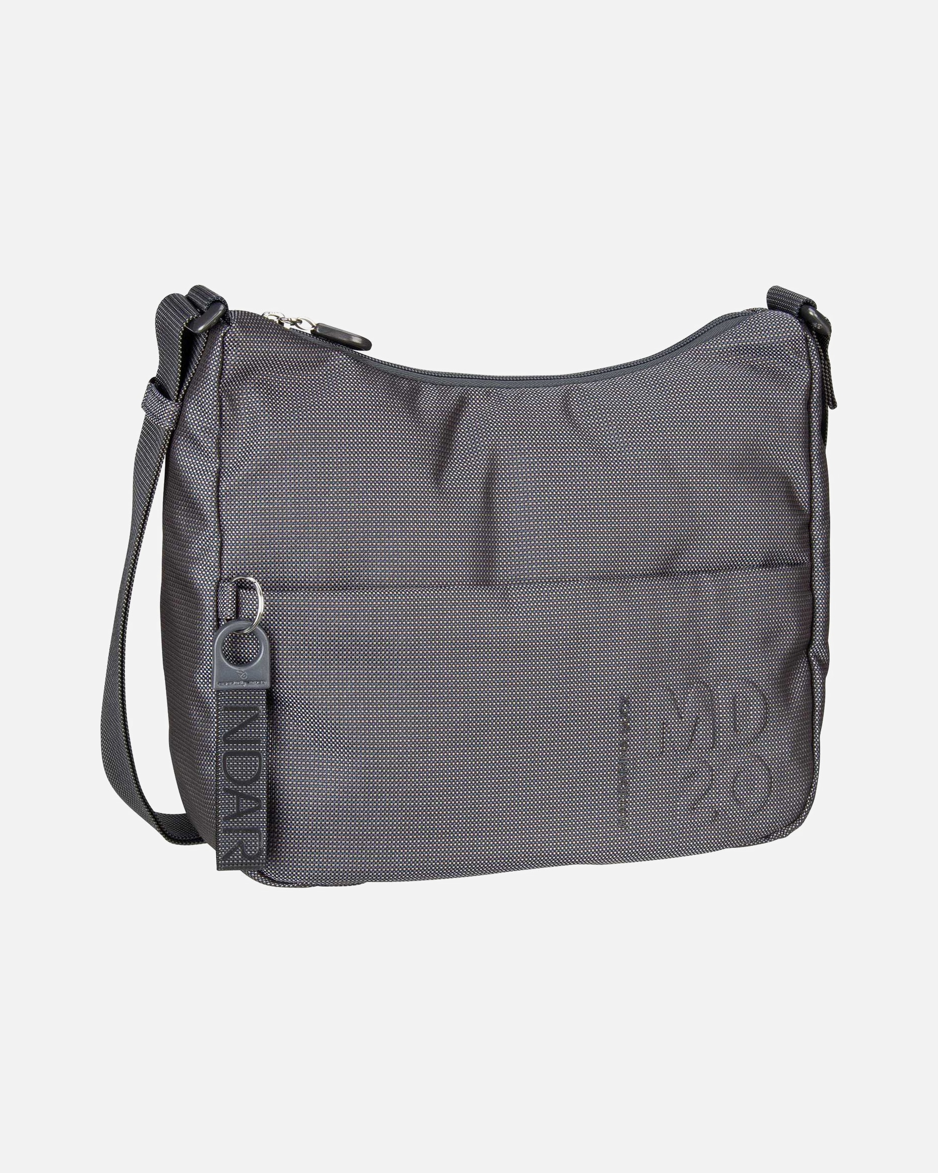 Handtasche für Weiblich Mandarina Duck Handtasche MD20 Medium Hobo QMT37 Steel