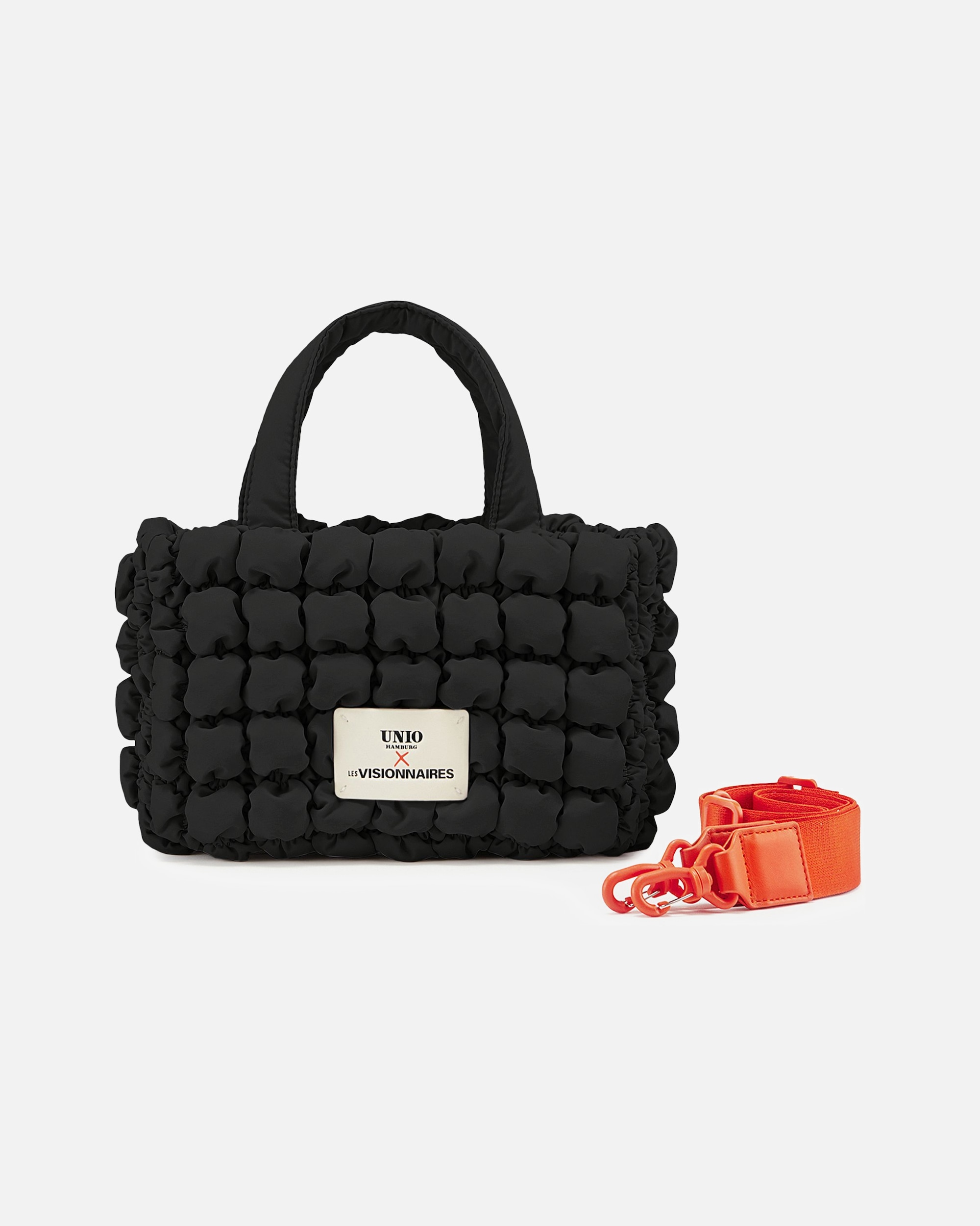 Tasche für Weiblich LES VISIONNAIRES Default Brand Line Unio Cortina S Henkeltasche black 1