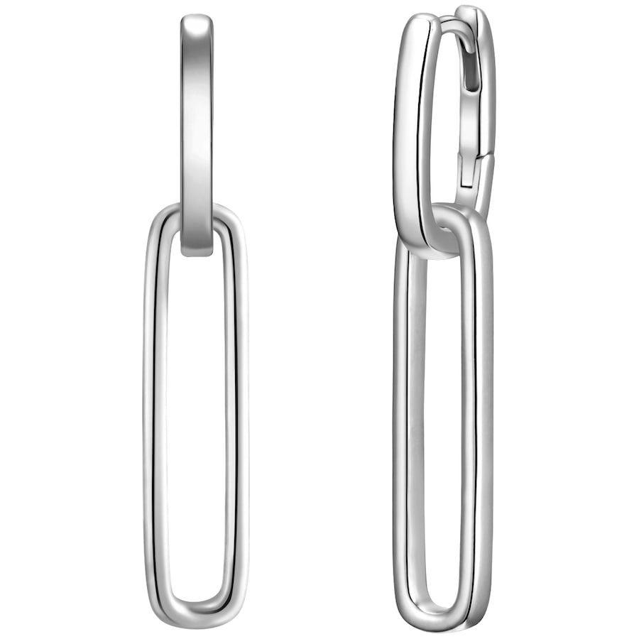 Glanzstücke München Creolen aus Sterling Silber in silber 34,5 mm Damen
